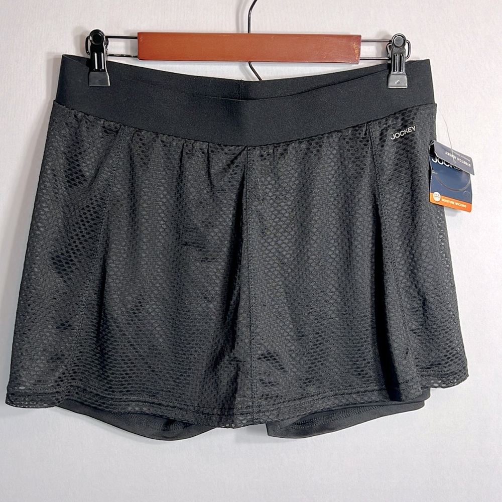 Jockey Black Revolution Skort size L NWT